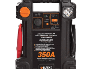 Arrancador De Bateria Carro Y Compresor Inflador black and decker