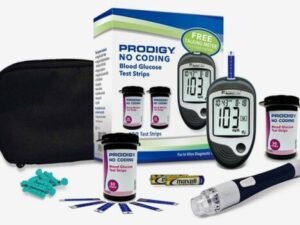 Glucometro Marca Prodigy, Incluye 100 Tiras Reactivas