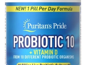 Probioticos 20 Billones Nueva formula con vitamina D una sola capsula diaria Combinacion De 10 Cepas