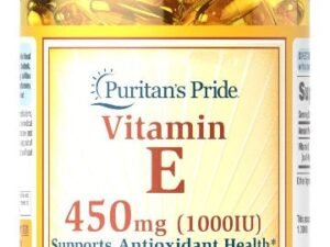 Vitamina E 1000 Iu Equivante A 450 Mg 100 Capsulas
